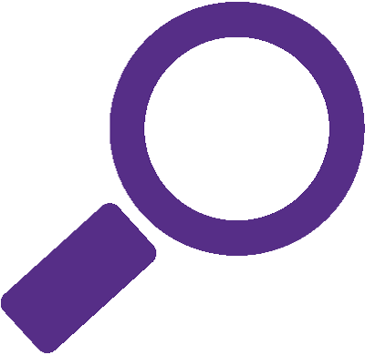Search hourglass purple